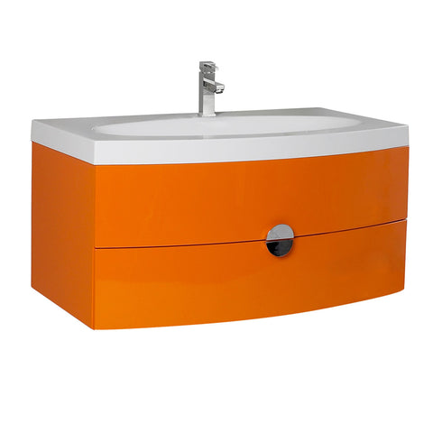 Fresca Energia 36" Modern Bathroom Cabinet w/ Integrated Sink