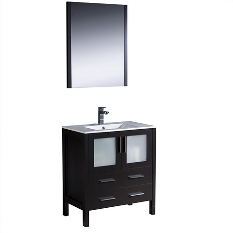 Fresca Torino 30" Modern Bathroom Vanity w/ Integrated Sink