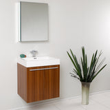 Fresca Alto 23" Modern Bathroom Vanity w/ Medicine Cabinet