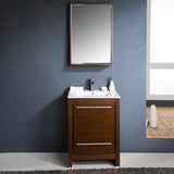 Fresca Allier 24" Modern Bathroom Vanity w/ Mirror