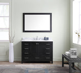 48" Single Bathroom Vanity in Zebra Grey