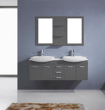 59" Double Bathroom Vanity