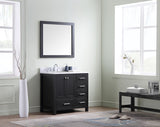 36" Single Bathroom Vanity in Zebra Grey
