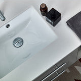 Lucera 48" Gray Modern Double Undermount Sink Bathroom Vanity Set