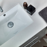 Lucera 48" Gray Modern Single Undermount Sink Bathroom Vanity Set