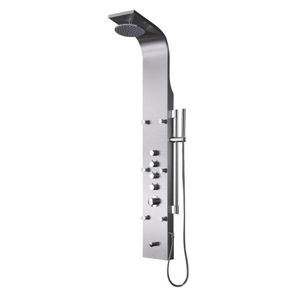 Fresca Palermo Stainless Steel (Brushed Silver) Thermostatic Shower Panel
