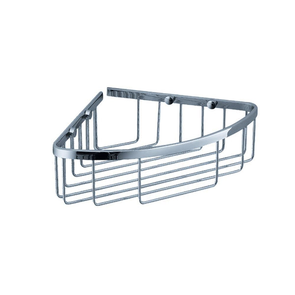 Fresca Single Corner Wire Basket - Chrome
