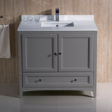 Fresca Oxford 36" Traditional Bathroom Cabinet w/ Top & Sink