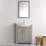 Fresca Hartford 30" Gray Traditional Bathroom Vanity