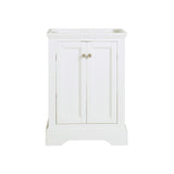 Fresca Windsor 24" Matte White Traditional Bathroom Cabinet | FCB2424WHM