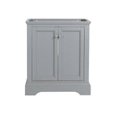 Fresca Windsor 30" Gray Textured Traditional Bathroom Cabinet | FCB2430GRV
