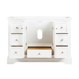 Fresca Windsor 48" Matte White Traditional Bathroom Cabinet | FCB2448WHM