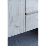 Fresca Formosa Modern 54" Rustic White Wall Hung Bathroom Vanity | FCB31-123012RWH-CWH-U