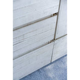 Fresca Formosa Modern 59" Rustic White Floor Standing Bathroom Base Cabinet | FCB31-123612RWH-FC