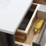 Fresca Formosa 60" Wall Hung Double Sink Modern Bathroom Cabinet w/ Top  Sinks | FCB31-241224ACA-CWH-U