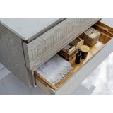 Fresca Formosa Modern 58" Ash Wall Hung Double Sink Bathroom Base Cabinet | FCB31-241224ASH