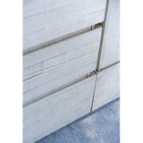 Fresca Formosa Modern 70" Rustic White Floor Standing Double Sink Bathroom Base Cabinet | FCB31-301230RWH-FC