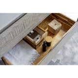 Fresca Formosa Modern 70" Ash Floor Standing Open Bottom Double Sink Bathroom Base Cabinet | FCB31-3636ASH-FS