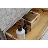 Fresca Formosa Modern 70" Ash Wall Hung Double Sink Bathroom Base Cabinet | FCB31-3636ASH