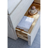 Fresca Formosa Modern 29" Rustic White Floor Standing Bathroom Base Cabinet | FCB3130RWH-FC
