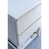 Fresca Formosa Modern 29" Rustic White Floor Standing Open Bottom Bathroom Base Cabinet | FCB3130RWH-FS