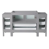 Fresca Torino 60" Gray Modern Bathroom Cabinets