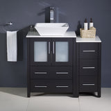 Fresca Torino 36" Modern Bathroom Cabinets w/ Top & Vessel Sink