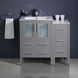 Fresca Torino 36" Modern Bathroom Cabinets w/ Integrated Sink