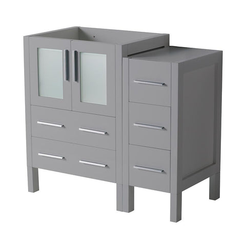 Fresca Torino 36" Gray Modern Bathroom Cabinets