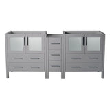 Fresca Torino 72" Gray Modern Bathroom Cabinets