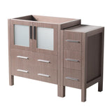 Fresca Torino 42" Gray Oak Modern Bathroom Cabinet