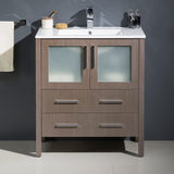 Fresca Torino 30" Modern Bathroom Cabinet w/ Integrated Sink