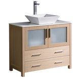 Fresca Torino 36" Modern Bathroom Cabinet w/ Vessel Sink
