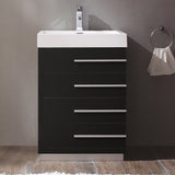 Fresca Livello 24" Modern Bathroom Cabinet w/ Integrated Sink