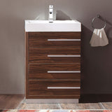 Fresca Livello 24" Modern Bathroom Cabinet w/ Integrated Sink