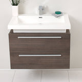 Fresca Medio 32" Modern Bathroom Cabinet w/ Vessel Sink