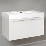 Fresca Vista 36" Modern Bathroom Cabinet w/ Integrated Sink