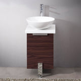Fresca Adour 16" Modern Bathroom Cabinet w/ Top & Vessel Sink