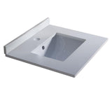 Fresca Oxford 24" White Countertop with Undermount Sink