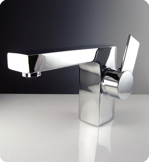 Fresca Isarus Single Hole Mount Bathroom Vanity Faucet - Chrome