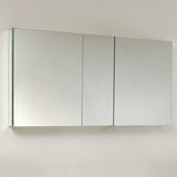 Fresca 50" Wide x 26" Tall Bathroom Medicine Cabinet w/ Mirrors