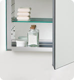 Fresca 20" Wide x 26" Tall Bathroom Medicine Cabinet w/ Mirrors