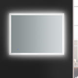 Fresca Angelo 48" Wide x 36" Tall Bathroom Mirror w/ Halo Style LED Lighting