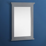 Fresca Windsor 24" Gray Textured Bathroom Mirror | FMR2424GRV