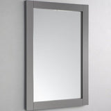 Fresca Stella Gray 24"X30" Reversible Mount Mirror | FMR6124GR