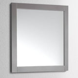 Fresca Stella Gray 36"X30" Reversible Mount Mirror | FMR6136GR