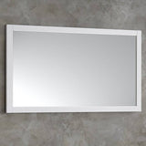 Fresca Stella White 48"X30" Reversible Mount Mirror | FMR6148WH