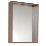 Fresca Potenza 21" Gray Oak Mirror with Shelf