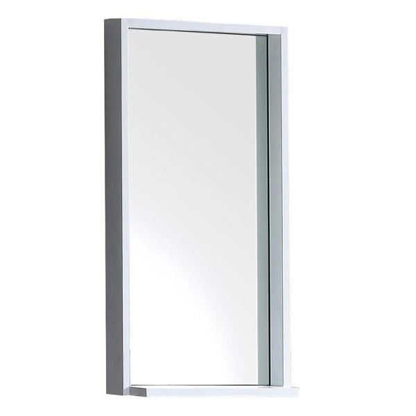Fresca Allier 16" white Mirror with Shelf