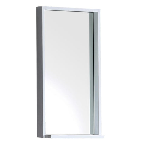 Fresca Allier 16" white Mirror with Shelf